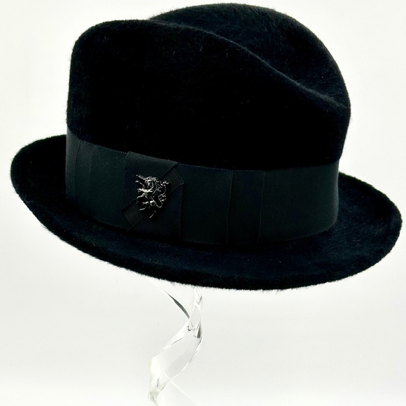 Philip Treacy Wool Boucle' Trilby BNIB - Picture 8 of 15